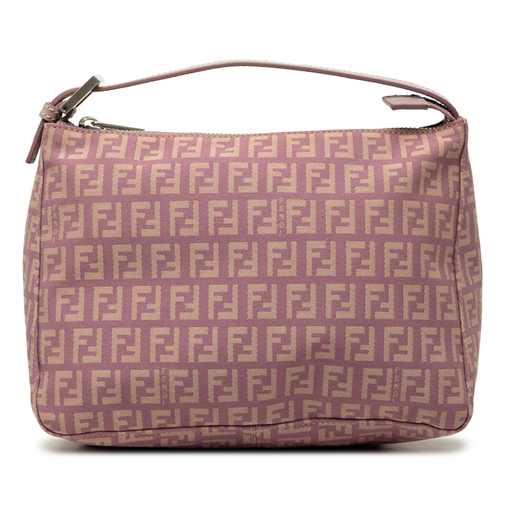 Pre-Loved Fendi Zucchino Canvas Handbag